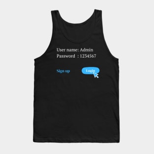 Login Tank Top